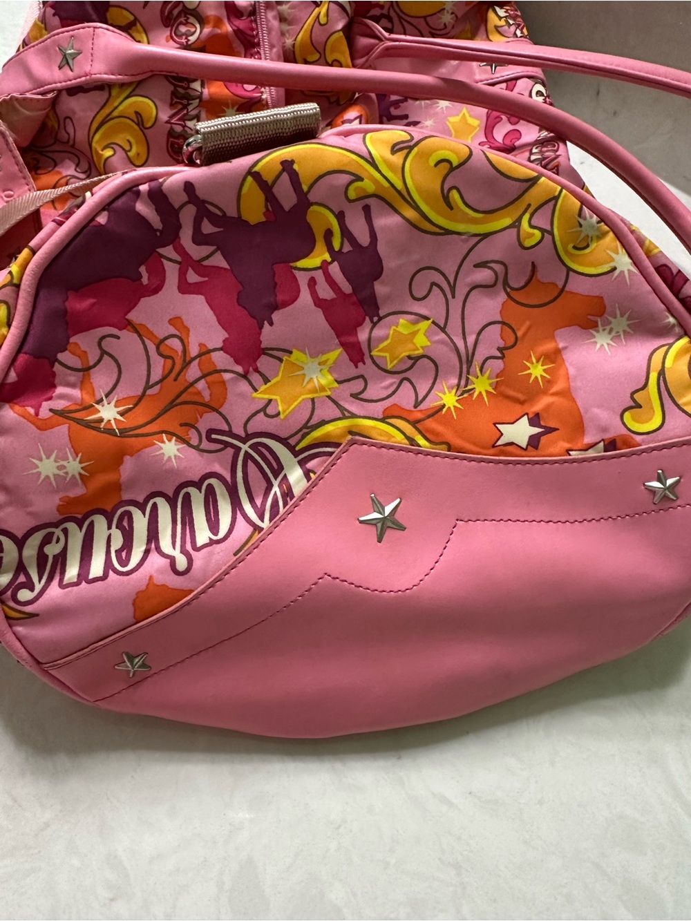 Oilily Pink Multicolor Patterned duffle bad - Picture 5 of 16